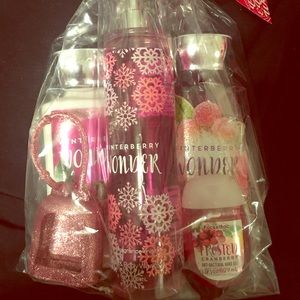 Bath & body work winterberry bundle